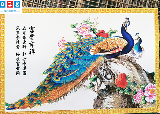 成都亚克力浮雕装饰画制作